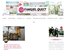 Tablet Screenshot of fangirlquest.com